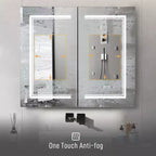 Meuble de salle de bain mural Karl avec miroir