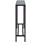 Console Miroir en Verre Noir 36 po HomeRoots