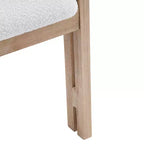 Christopher Knight Home Rhiannon Chaises de salle à manger capitonnées en bois d'hévéa de style Mid-Century (Lot de 6)