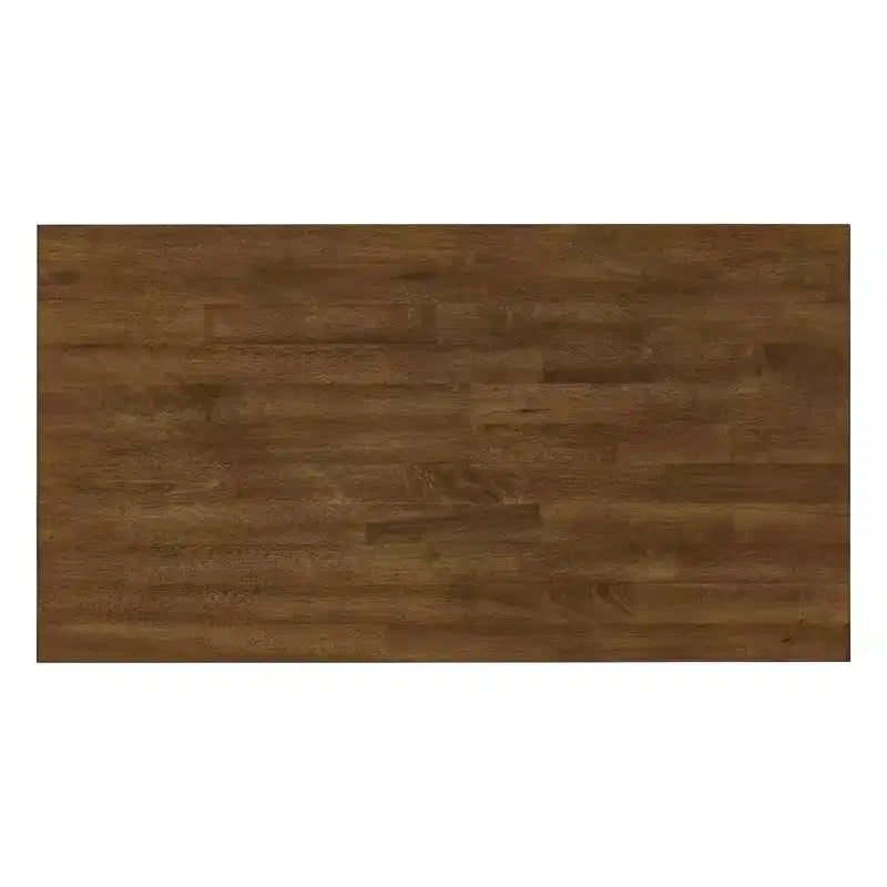 Îlot de cuisine bicolore Keyla avec plateau en chêne - iNSPIRE Q