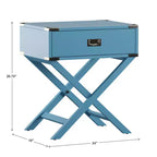 Table de chevet de campagne en bois Borden X-Base - iNSPIRE Q