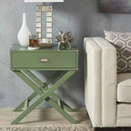 Table de chevet de campagne en bois Borden X-Base - iNSPIRE Q