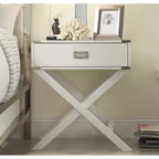 Table de chevet de campagne en bois Borden X-Base - iNSPIRE Q