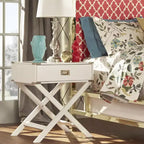 Table de chevet de campagne en bois Borden X-Base - iNSPIRE Q
