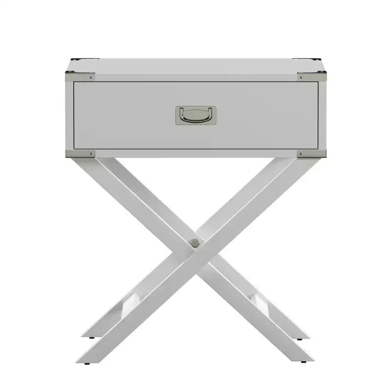 Table de chevet de campagne en bois Borden X-Base - iNSPIRE Q