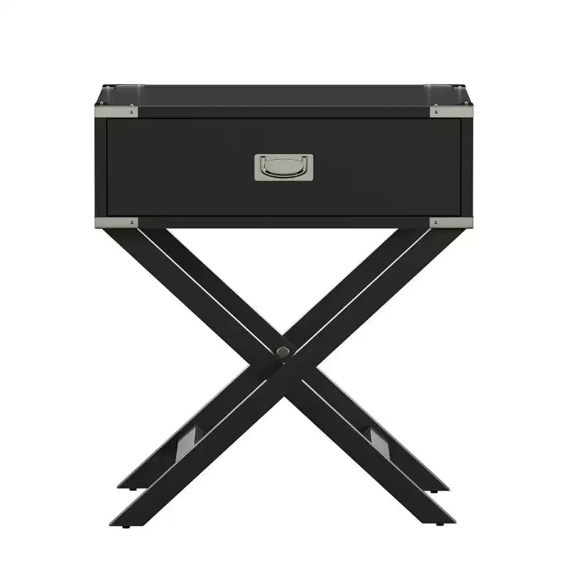 Table de chevet de campagne en bois Borden X-Base - iNSPIRE Q