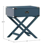 Table de chevet de campagne en bois Borden X-Base - iNSPIRE Q