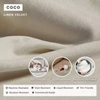 Chaise de bout modulaire lavable Anabei – Gauche | Assise Deluxe+ et coussin Cloud