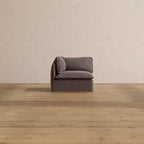 Anabei Modular Washable End Chair - Left | Deluxe+ Seat & Cloud Pillow