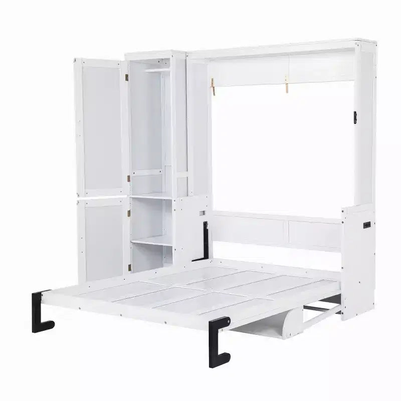 Lit escamotable Queen Luxystar avec armoire et bureau