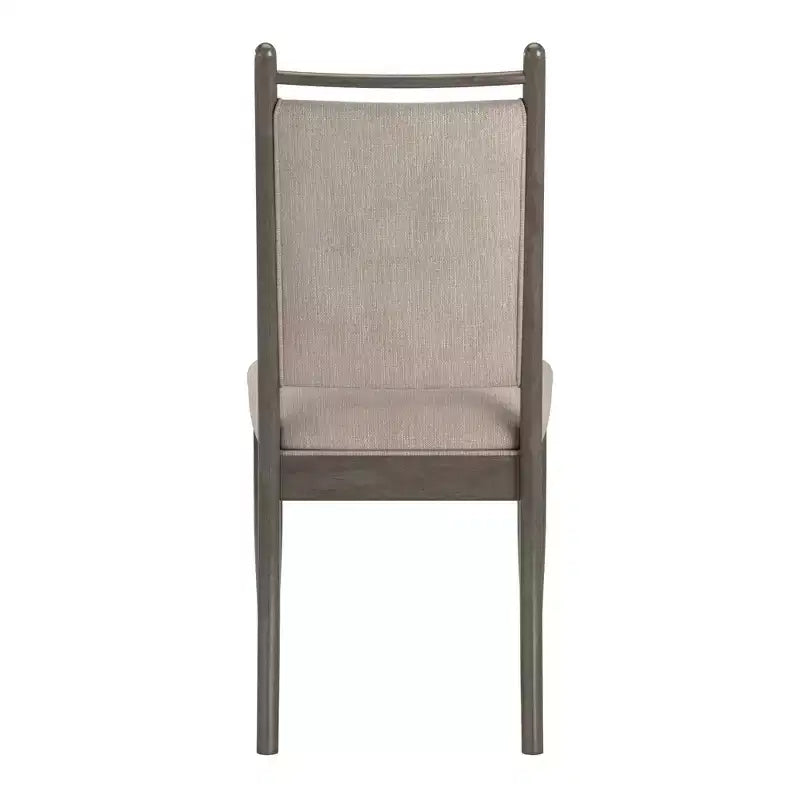 Chaise de salle à manger Fuske en tissu beige et bois (lot de 2) - iNSPIREQ