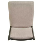 Chaise de salle à manger Fuske en tissu beige et bois (lot de 2) - iNSPIREQ