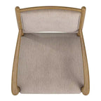 Fauteuil Fuske en tissu beige et bois (lot de 2) - iNSPIREQ