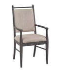Fauteuil Fuske en tissu beige et bois (lot de 2) - iNSPIREQ