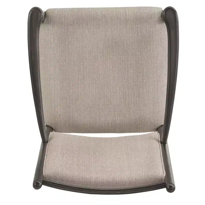 Fauteuil Fuske en tissu beige et bois (lot de 2) - iNSPIREQ