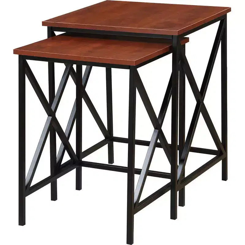 Table d'appoint rectangulaire en métal HomeStock 1 pièce
