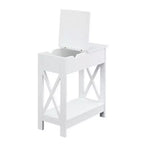 HomeStock Table d'appoint rectangulaire en bois 1 pièce