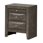 Table de chevet rectangulaire en bois de cerisier HomeStock pour salon et chambre à coucher