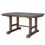 Ensemble de salle à manger GDFStudio Cooper 6 pièces, table de salle à manger extensible en bois de 152 à 198 cm avec rallonge amovible