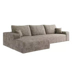 Canapé sectionnel moderne en forme de L 107 avec méridienne, canapé modulaire profond pour salon, chambre, salle familiale-Panipeachy