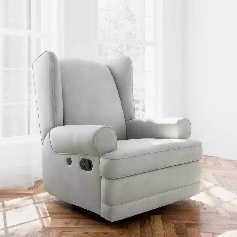 Fauteuil inclinable planeur rembourré à dossier haut Storkcraft Serenity avec port USB