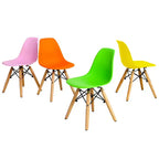 Ensemble table et 4 chaises Costway pour enfants, construction solide, 5 pièces, table à manger pour tout-petits