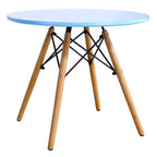 Ensemble table et 4 chaises Costway pour enfants, construction solide, 5 pièces, table à manger pour tout-petits