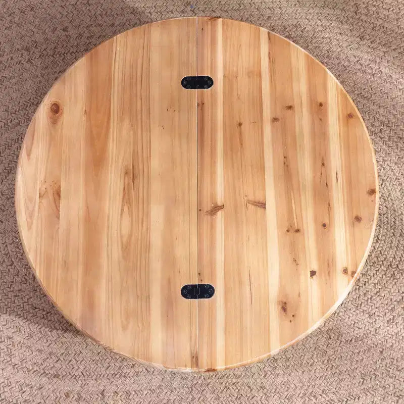 Table basse relevable ronde GDFStudio Ellington avec rangement intégré