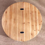 Table basse relevable ronde GDFStudio Ellington avec rangement intégré