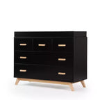 Commode à 5 tiroirs pour chambre d'enfant Soho (noire)