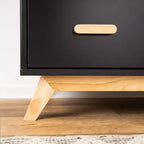 Commode à 5 tiroirs pour chambre d'enfant Soho (noire)