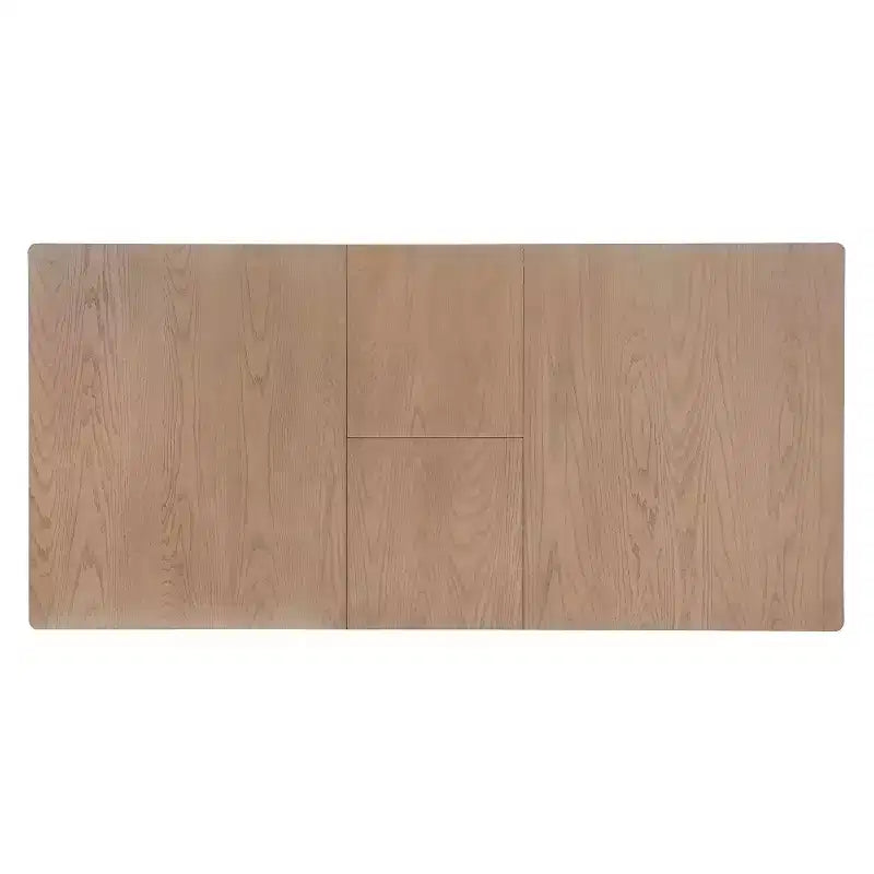 Ensemble de salle à manger extensible 7 pièces Christopher Knight Home Thaddea en bois d'hévéa avec chaises rembourrées en tissu et rotin