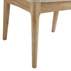 Ensemble de salle à manger extensible 7 pièces Christopher Knight Home Thaddea en bois d'hévéa avec chaises rembourrées en tissu et rotin