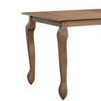Ensemble de salle à manger extensible 7 pièces Christopher Knight Home Thaddea en bois d'hévéa avec chaises rembourrées en tissu et rotin