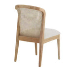 Ensemble de salle à manger extensible 7 pièces Christopher Knight Home Thaddea en bois d'hévéa avec chaises rembourrées en tissu et rotin