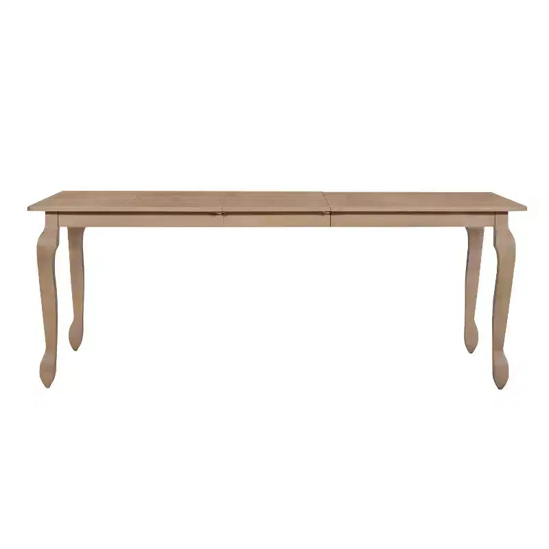Ensemble de salle à manger extensible 7 pièces Christopher Knight Home Thaddea en bois d'hévéa avec chaises rembourrées en tissu et rotin