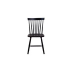 Chaise Windsor Lyra (lot de 2), noire
