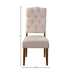 Chaises d'appoint Newberry, brun moyen