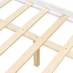 Lit de maison en bois moderne pleine grandeur Luxystar avec 2 tiroirs et têtes de lit