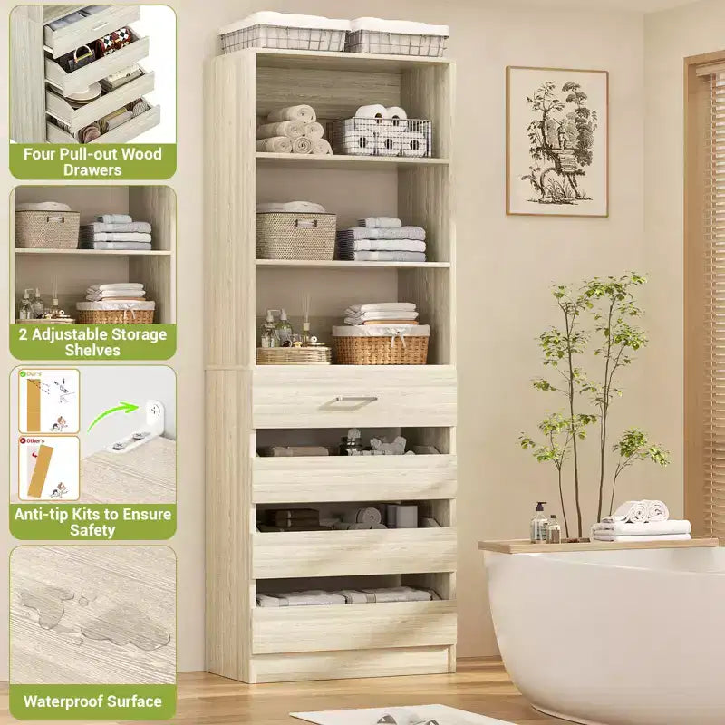 Armoire de cuisine Besiost 80H avec tiroirs