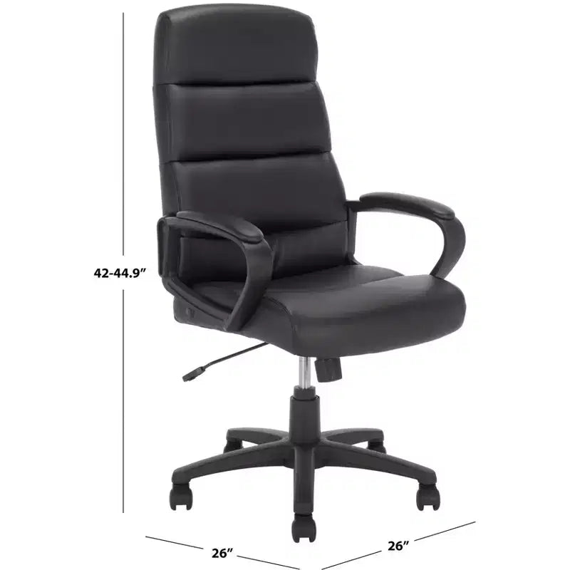 Chaise de bureau réglable Victoria - Noir - SEI