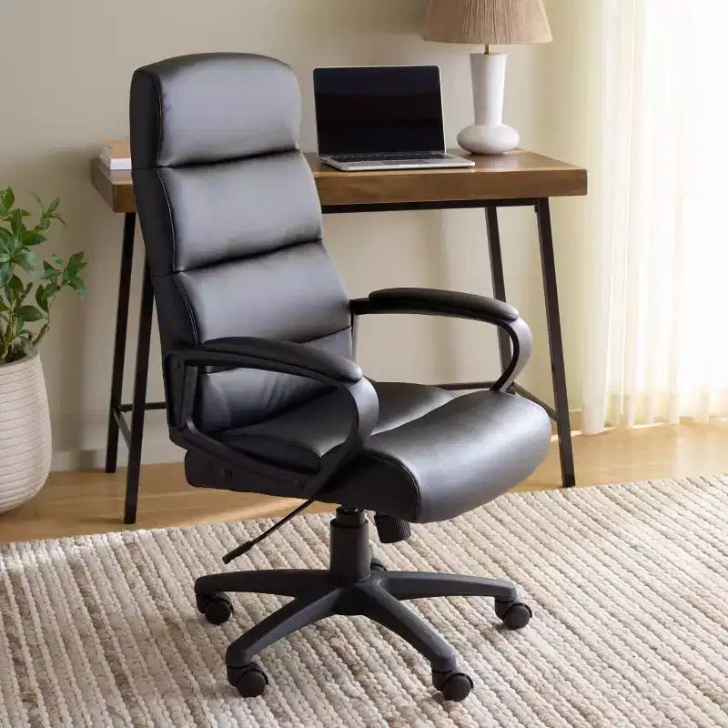 Chaise de bureau réglable Victoria - Noir - SEI