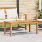 vidaXL Salon de jardin en acacia massif et polyester Naturel