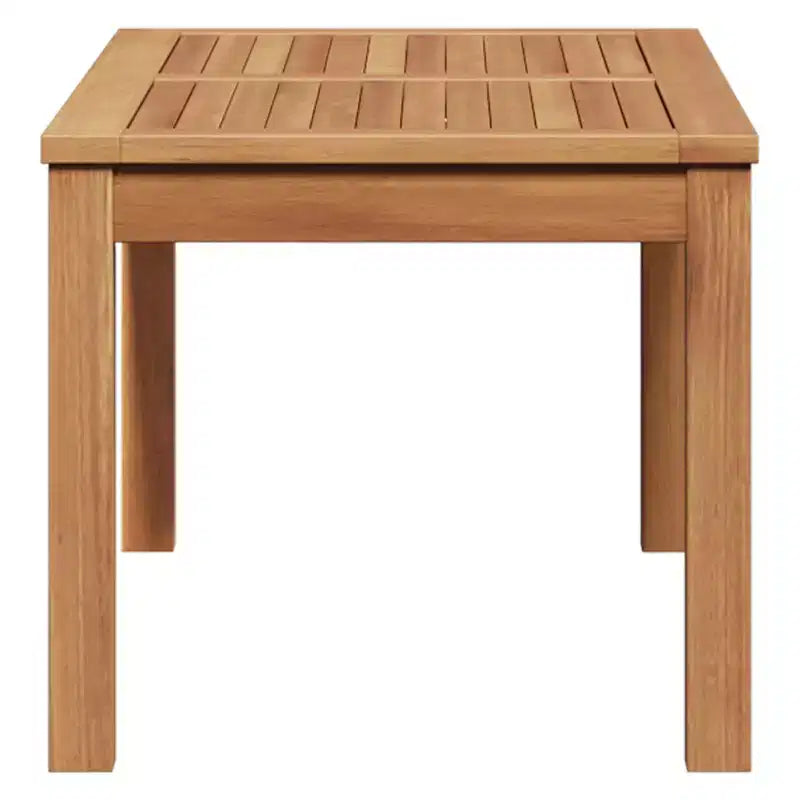 vidaXL Salon de jardin en acacia massif et polyester Naturel