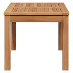 vidaXL Salon de jardin en acacia massif et polyester Naturel