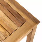 vidaXL Salon de jardin en acacia massif et polyester Naturel