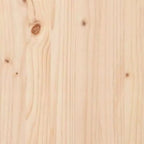 vidaXL Cadre de lit au sol Naturel 213,5 x 104 x 9 cm Bois de pin massif