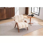 ModernLuxe Accent Chair Upholstered Single Sofa Chair Ergonomic Lounge Armchair Cushioned Reading Chair Leisure Chair, Chenille