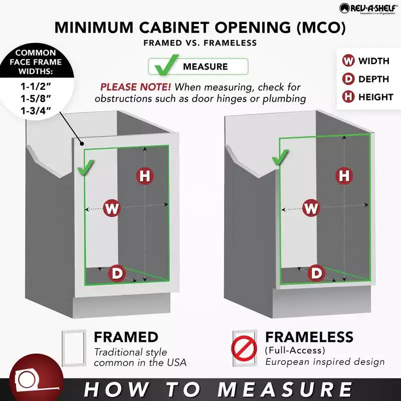 Organisateur de rangement mural coulissant Rev-A-Shelf pour armoires de cuisine, étagère à épices coulissante à fixation de porte avec 3 tablettes réglables, bois d'érable, 4ASR-15