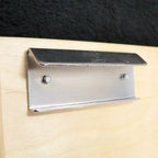 Organisateur de rangement mural coulissant Rev-A-Shelf pour armoires de cuisine, étagère à épices coulissante à fixation de porte avec 3 tablettes réglables, bois d'érable, 4ASR-15